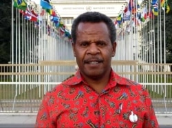 Direktur YKKM Papua, Theo Hesegem. (Foto: Courtesy/Dok Pribadi)