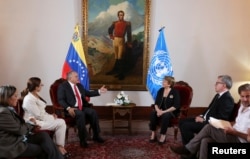 Michelle Bachelet se reunió el viernes 21 de junio de 2019 con el líder de la chavista Asamblea Nacional Constituyente de Venezuela, Diosdado Cabello.