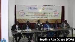 Conférence sur le visa des états financiers, à Dakar, le 19 avril 2019. (VOA/Seydina Aba Gueye)