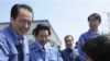 Thủ tướng Nhật Bản lại đến thăm khu vực bị sóng thần tàn phá