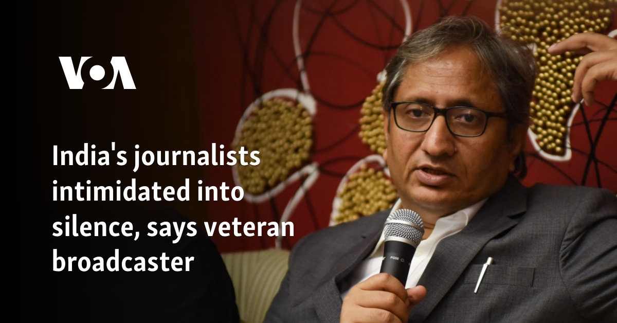 India's journalists intimidated into silence, says veteran broadcaster