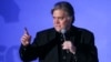 In California, Bannon Takes Swipes at Bush, Silicon Valley