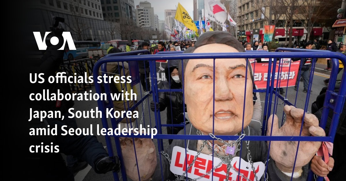 US officials stress collaboration with Japan, South Korea amid Seoul leadership crisis