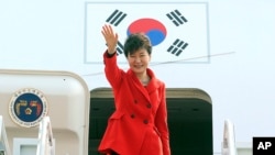 박근혜 한국 대통령 (자료사진)