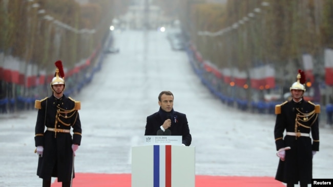 Ceremonitë përkujtimore për Ditën e Armëpushimit në Francë