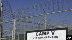 Entrance to Guantanamo's Camp V (file photo)