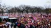 Une vague rose a coloré la capitale américaine pour la Marche des femmes
