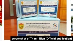 Bộ xét nghiệm COVID-19 của công ty Việt Á