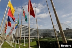 A general view shows the headquarters of the United Nations Educational, Scientific and Cultural Organization (UNESCO) in Paris, France, Oct. 4, 2017.