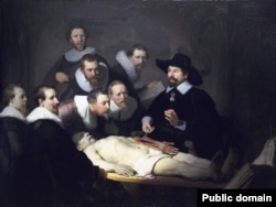 Medical dissection of human bodies is an ancient practice. "The Anatomy Lesson of Dr. Nicolaes Tulp" was painted by Rembrandt in 1632.