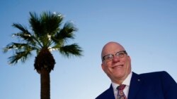 R. Glenn Williamson, Canada's Arizona honorary consul and founder and CEO of the Canada Arizona Business Council, soaks up the morning sun at the Arizona Biltmore resort, Oct. 27, 2021.