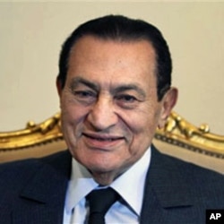 Egyptian President Hosni Mubarak (File)