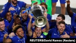 Imagem de Arquivo da Final do Liga dos Campeões 2021, Manchester City v Chelsea (Chelsea ganhou a taça) - Estadio do Dragao, em Portugal, Porto, 