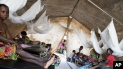 Women rest following surgery to repair fistulas at the Doctors Without Borders' clinic in Boguila, Central African Republic