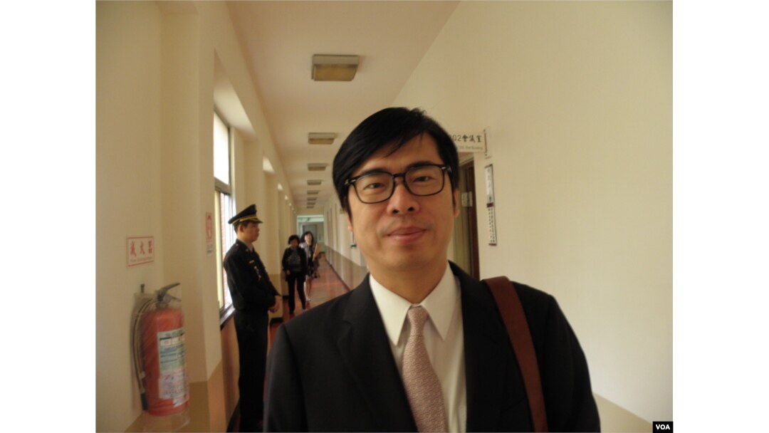民進黨籍立委陳其邁3月25日在立法院(申華拍攝)