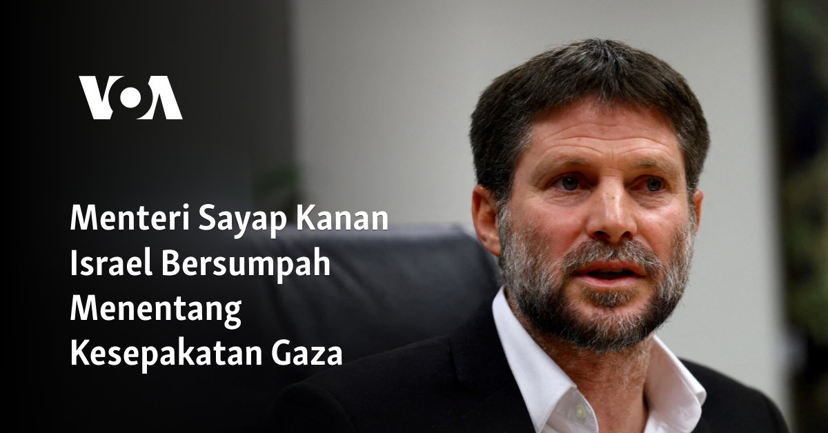 Menteri Israel Sayap Kanan Bersumpah Menentang Kesepakatan Gaza