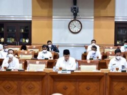 Rapat Dengar Pendapat (RDP) Awal Tahun 2022 dengan Komisi III DPR RI, 25 Januari 2022. (Facebook/BNPTRI)