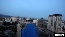 La skyline en soirée à Addis Abeba, le 16 novembre 2015. (REUTERS/Tiksa Negeri)