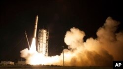 La sonda fue propulsada por un cohete Minotaur V lanzado desde Wallops Island, en Virginia.