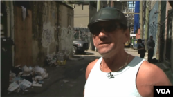 Richard Teague, infected with HIV as a heroin user in Vancouver's alleys, has been clean for six years. He praises supervised injection.