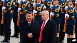 Shugaban Amurka Donald Trump ya sha hannu da shugaban China Xi Jinping