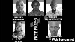 Periodistas burundeses detenidos y acusados por el gobierno de Burundi. 