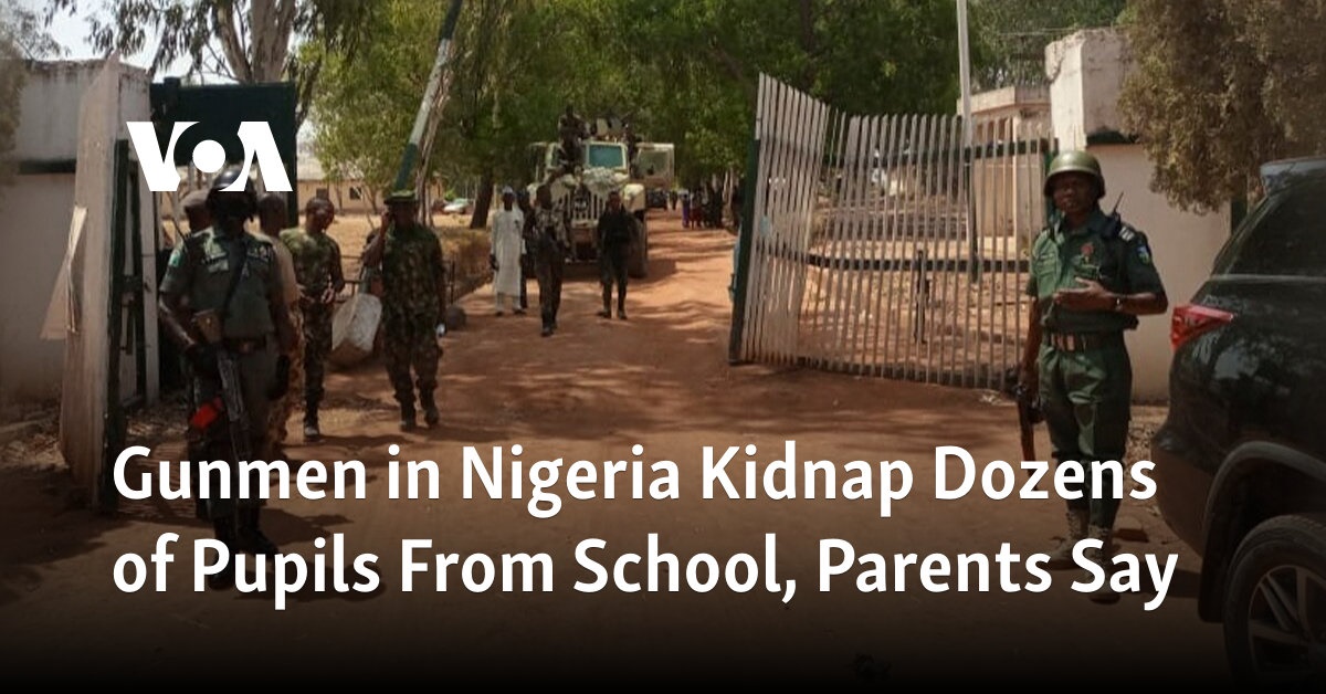 Gunmen in Nigeria Kidnap Dozens of Pupils From School, Parents Say