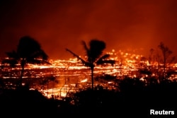 Kilauea Volcano eruptions, May 18