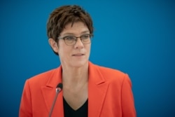 Annegret Kramp-Karrenbauer di Berlin, Jerman, 14 September 2020.
