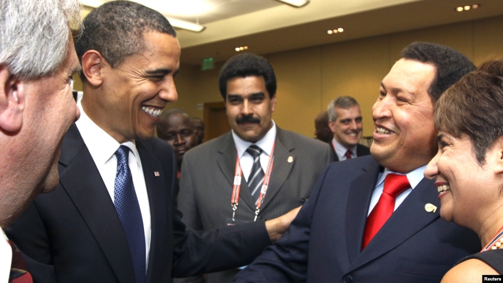 Image result for obama hugo chavez