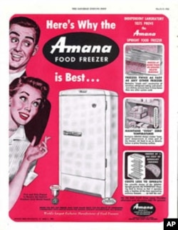 The Amana settlers were mechanical artisans as well as farmers. Their sturdy Amana-brand appliances were regarded as works of fine craftsmanship.