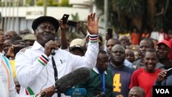 Ministre wa mbere wa Kenya, Raila Odinga kandi arongoye abatavuga rumwe na reta.