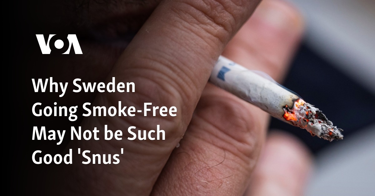 Why Sweden Going Smoke-Free May Not be Such Good ‘Snus’