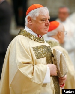 Kardinal Jerman Gerhard Muller saat menghadiri misa di Basilika Santo Petrus, di Vatikan, 29 Maret 2018. (Foto: Stefano Rellandini/Reuters)