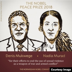 Premio Nobel de la Paz en 2018.
