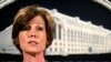 FILE - Then-Deputy Attorney General Sally Yates speaks during a news conference at the Justice Department in Washington, June 28, 2016.