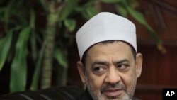Le cheikh Ahmed Al-Tayeb, grand imam d'Al-Azhar, le Caire, Egypte, le 8 août 2011.