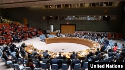 ကုလ လုံခြုံရေးကောင်စီ အစည်းအဝေးတရပ် (ဓာတ်ပုံ - United Nations) 