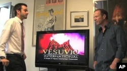 Vesuvio Entertainment Executive Producer Greg Sims, right
