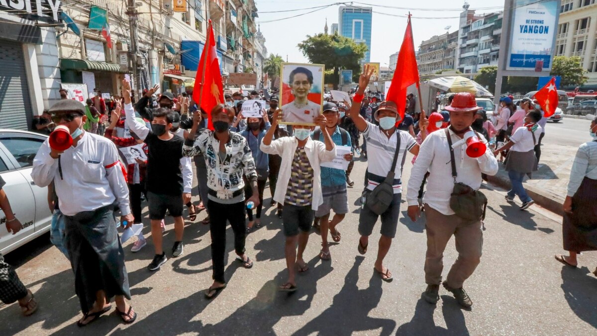 Explainer How Are the Myanmar Protests Being Organized?
