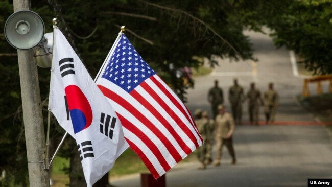 美国驻韩部队的一个军营（美国陆军照片，2018年6月12日）