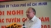 Ông Lê Đông Phong, Giám đốc Công an Tp. HCM phát biểu tại Hội nghị tuyên giáo hôm 10/1/2019. Photo Báo PLO.