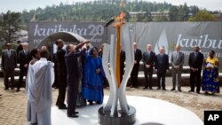 Un monument dédié au génocide à Kigali, au Rwanda
