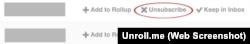 Unroll.me Unsubscribe