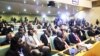 FILE - South Sudan government delegates are seen during recent talks in Addis Ababa (J. Tanza/VOA)