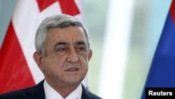 Armenia's President Serzh Sargsyan