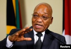 FILE - South Africa's President Jacob Zuma has been criticized for his handling of the economy, for personal spending and more.
