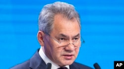 FILE - Russian Defense Minister Sergei Shoigu.