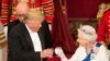 Presidente Trump com rainha Elizabeth II em Junho de 2019