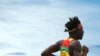 Le Ghanéen Alex Amankwah participe aux 800 mètres hommes lors des JO de Rio de Janeiro, Brésil, le 12 août 2016.